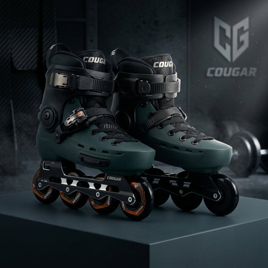 Patines para hombre Colombia Cougar MZS7001 verde profesional