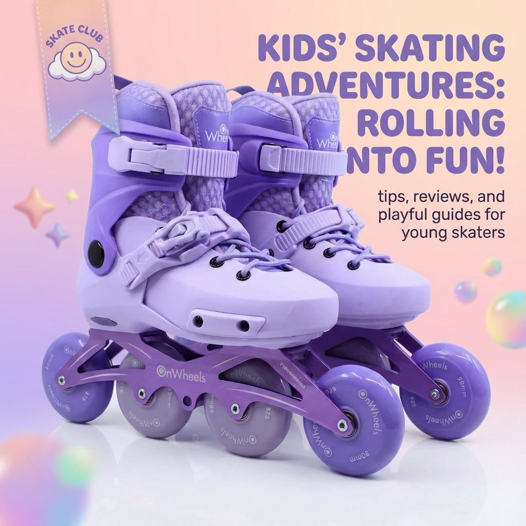 Patines para niña de 3 y 4 años Cougar OW Joy morado ajustables