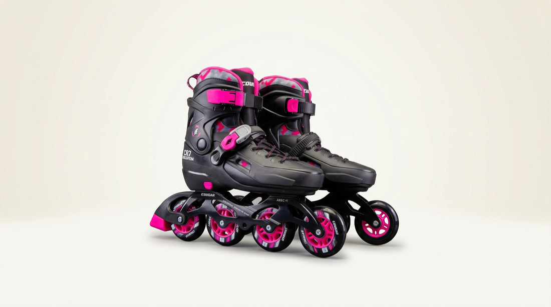 Patines para niña de 5 y 6 años Cougar CR7 Evolution fucsia ajustables