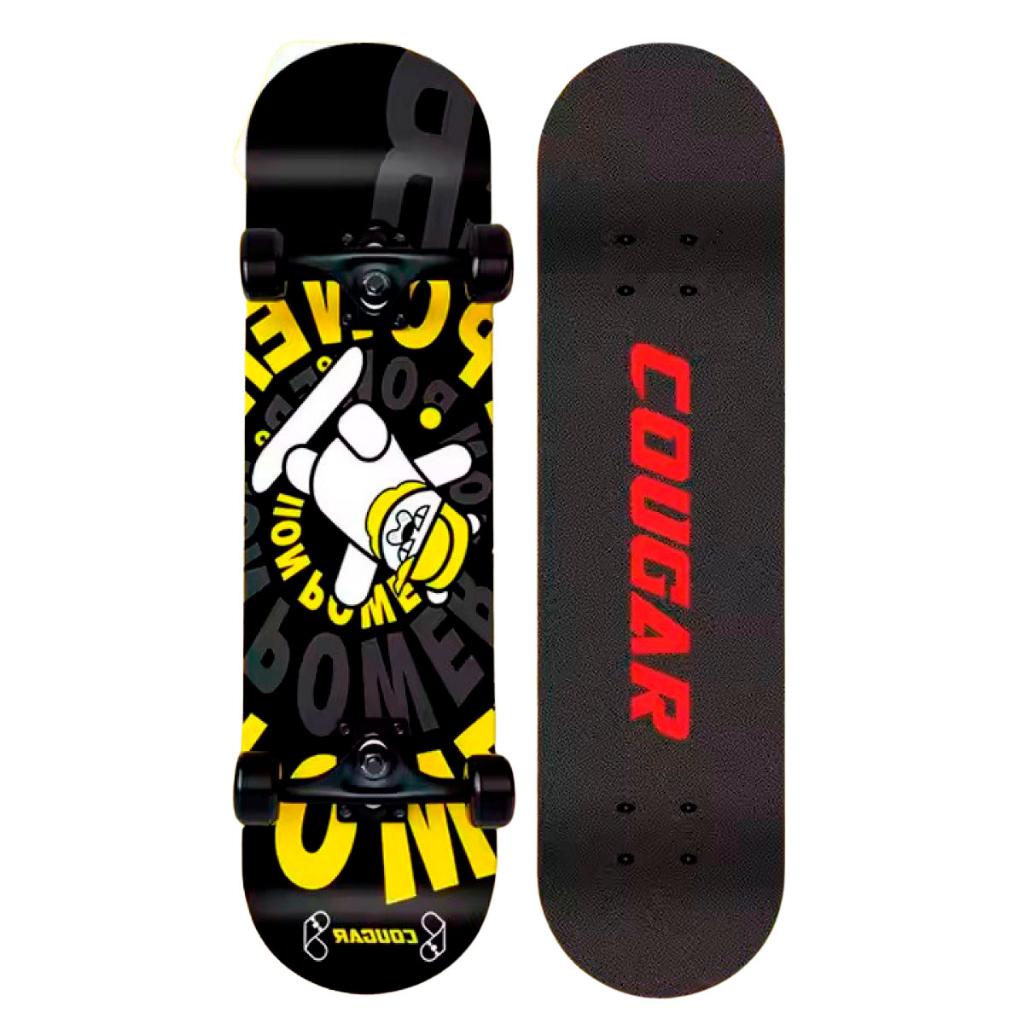 Patineta De Skate Cougar MHB03 Con 7 capas de pino