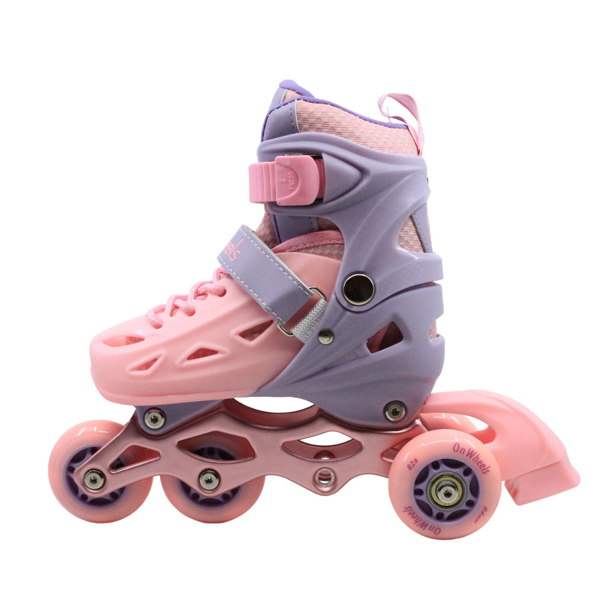 Combo de Patines OnWheels Adventure en linea + Kit de Protección + Casco