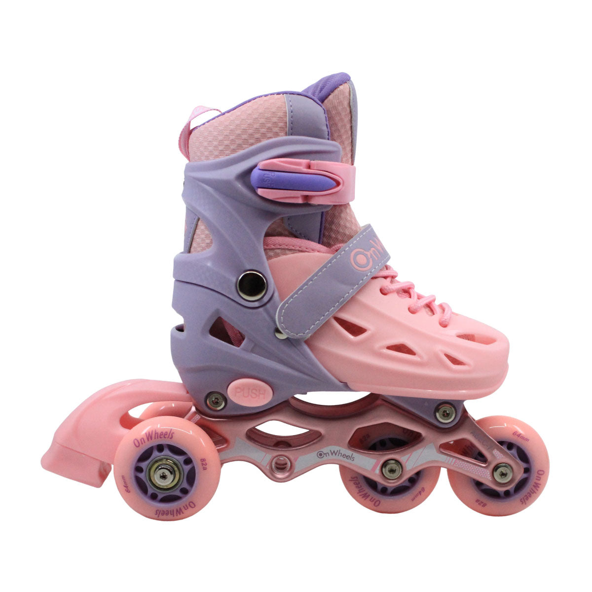 Combo de Patines OnWheels Adventure en linea + Kit de Protección + Casco