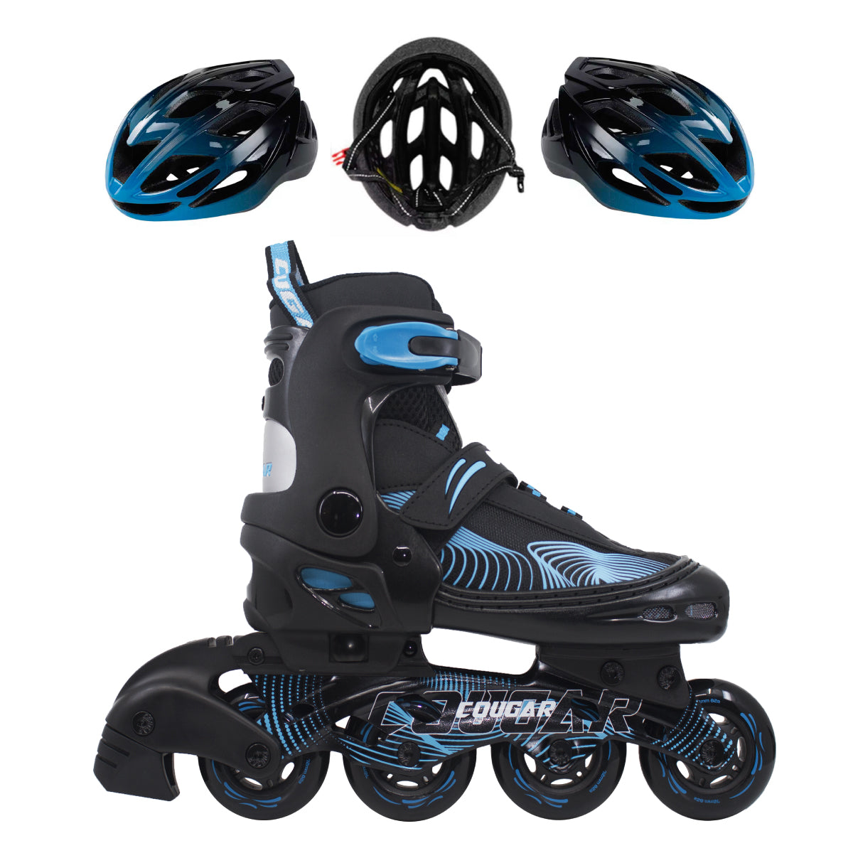 Patines Ajustables Cougar MZS833HQ (Llantas 72, 74, 76mm)