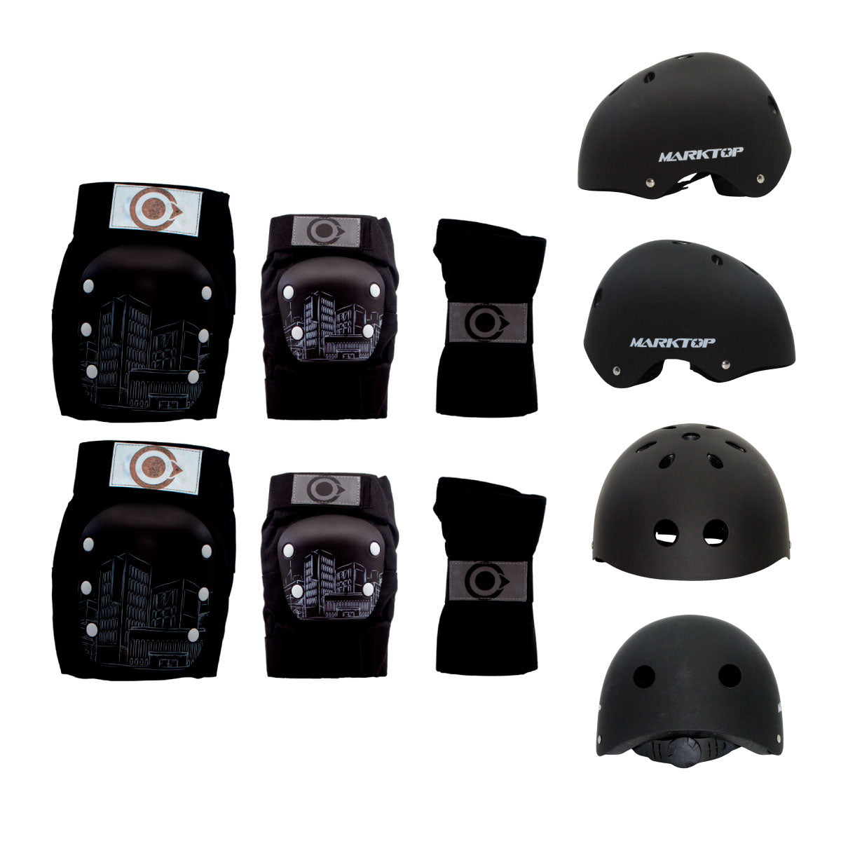 Casco Marktop  + Protecciones Urbanas OnWheels