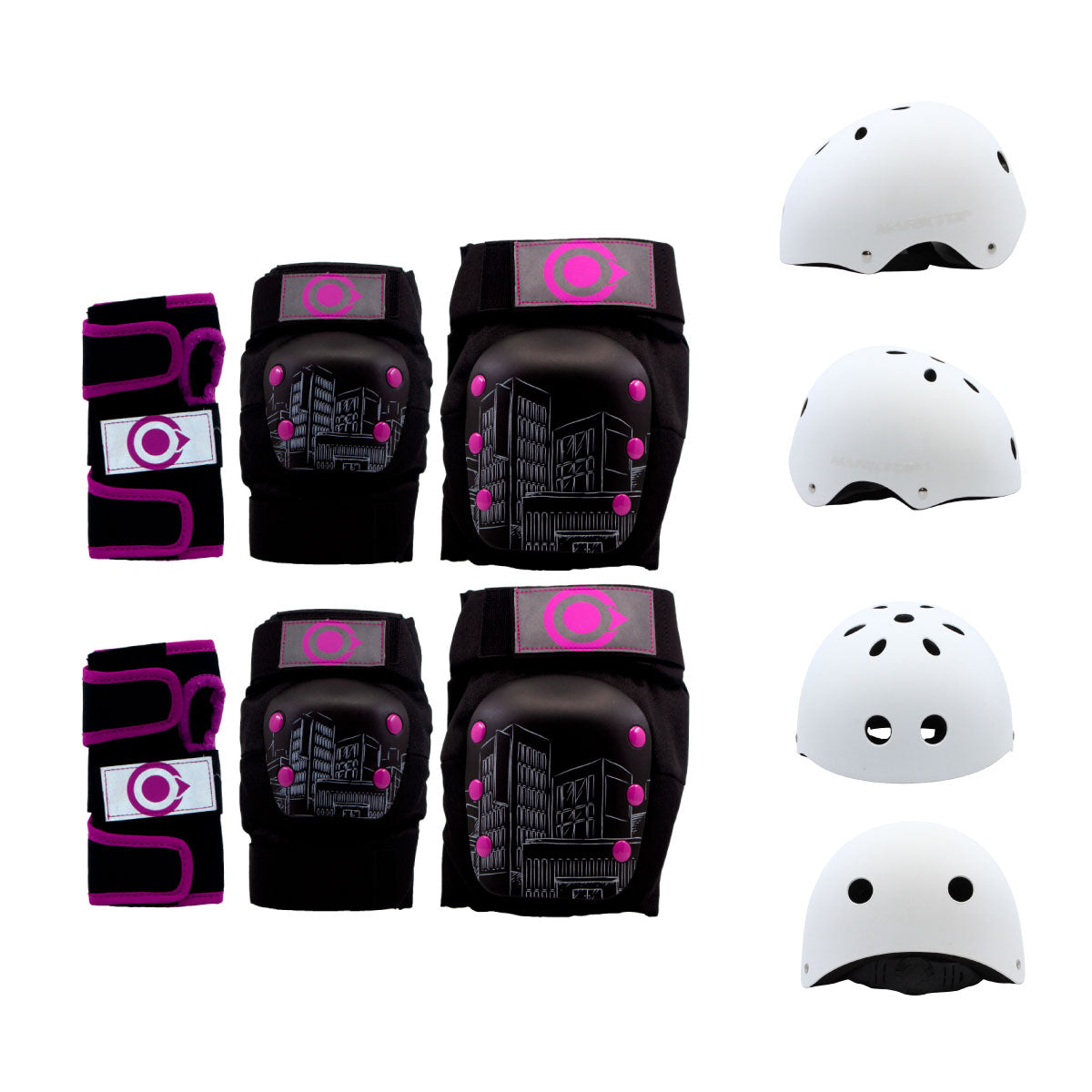 Casco Marktop  + Protecciones Urbanas OnWheels