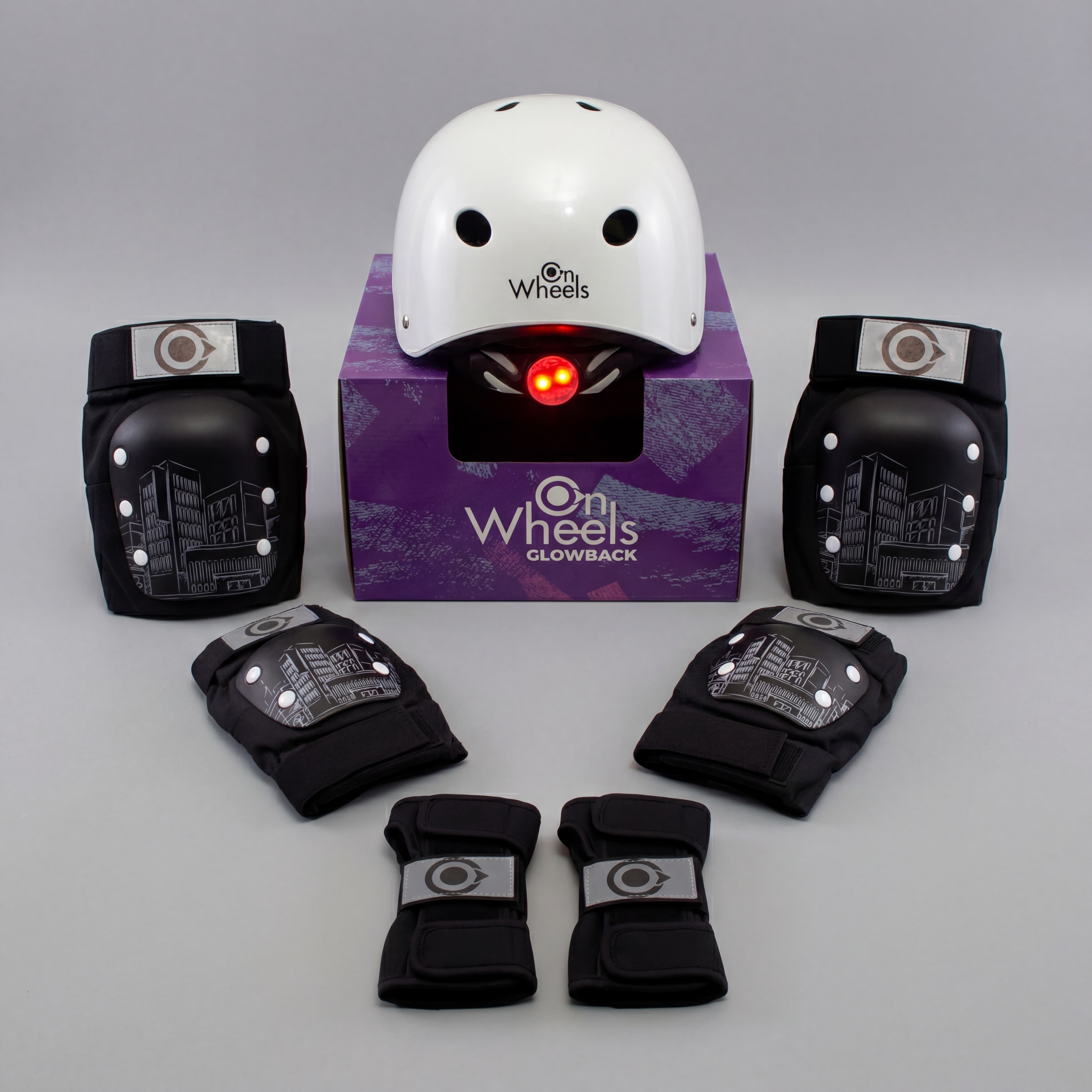 Casco Urbano OnWheels  + Protecciones Urbanas OnWheels