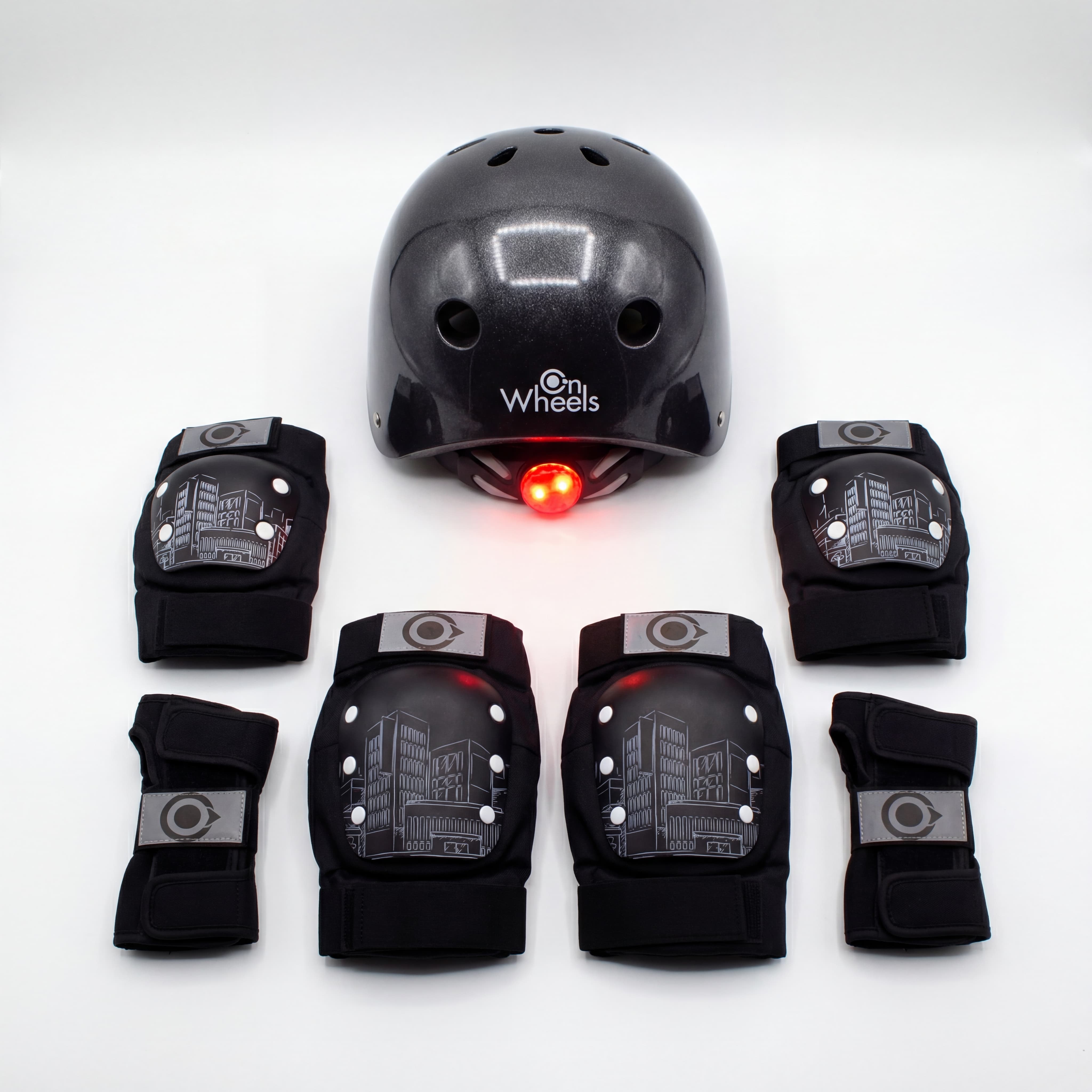 Casco Urbano OnWheels  + Protecciones Urbanas OnWheels