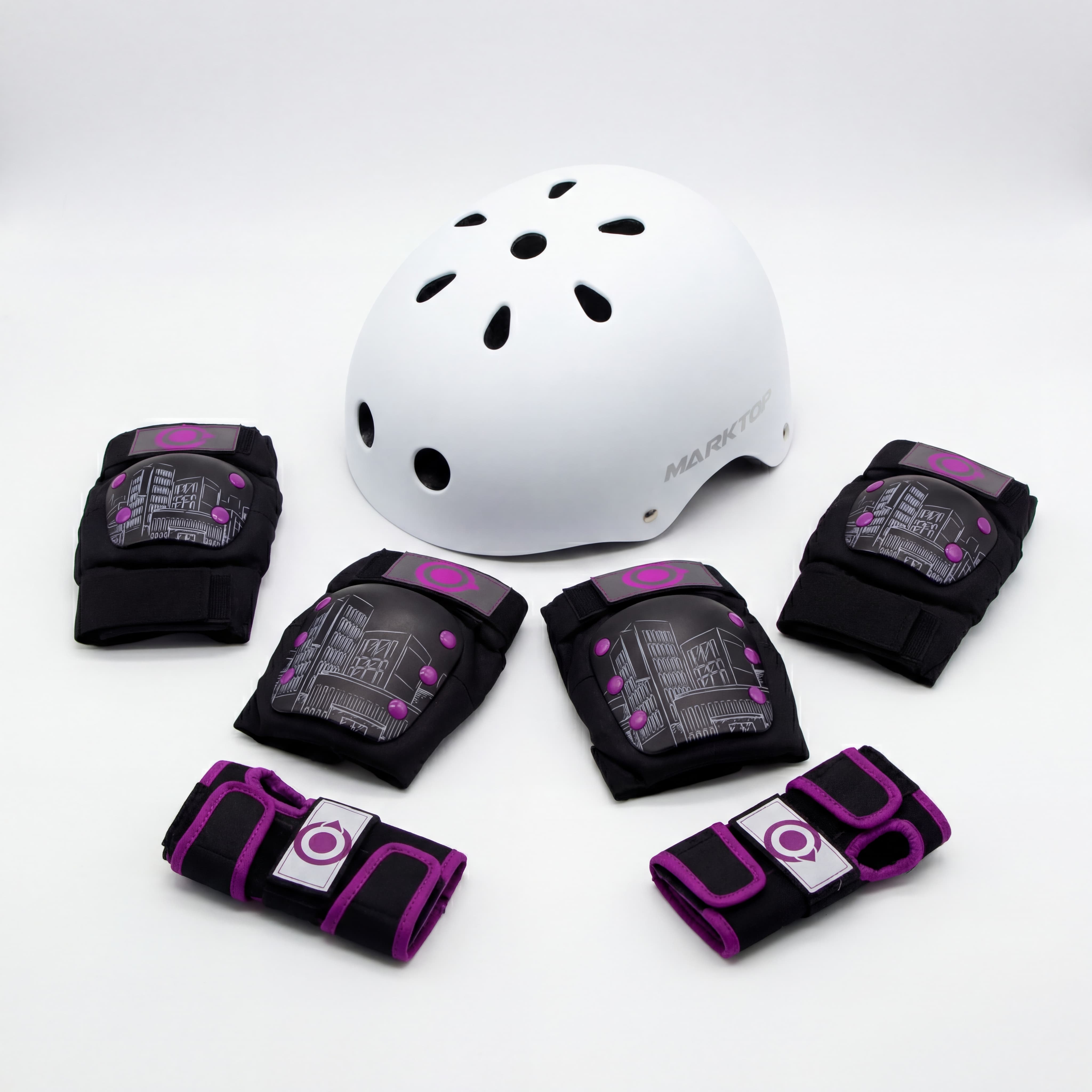 Casco Marktop  + Protecciones Urbanas OnWheels