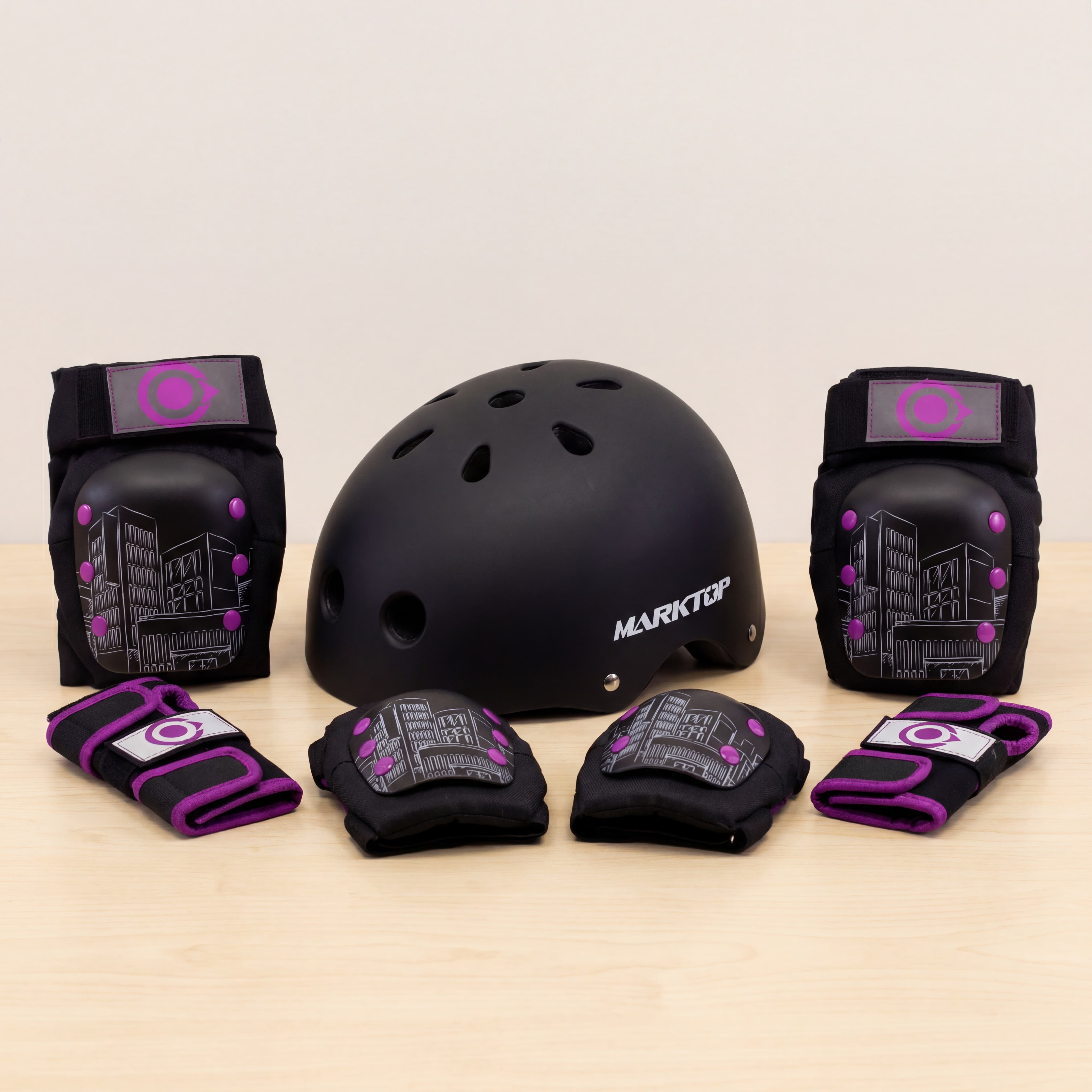 Casco Marktop  + Protecciones Urbanas OnWheels