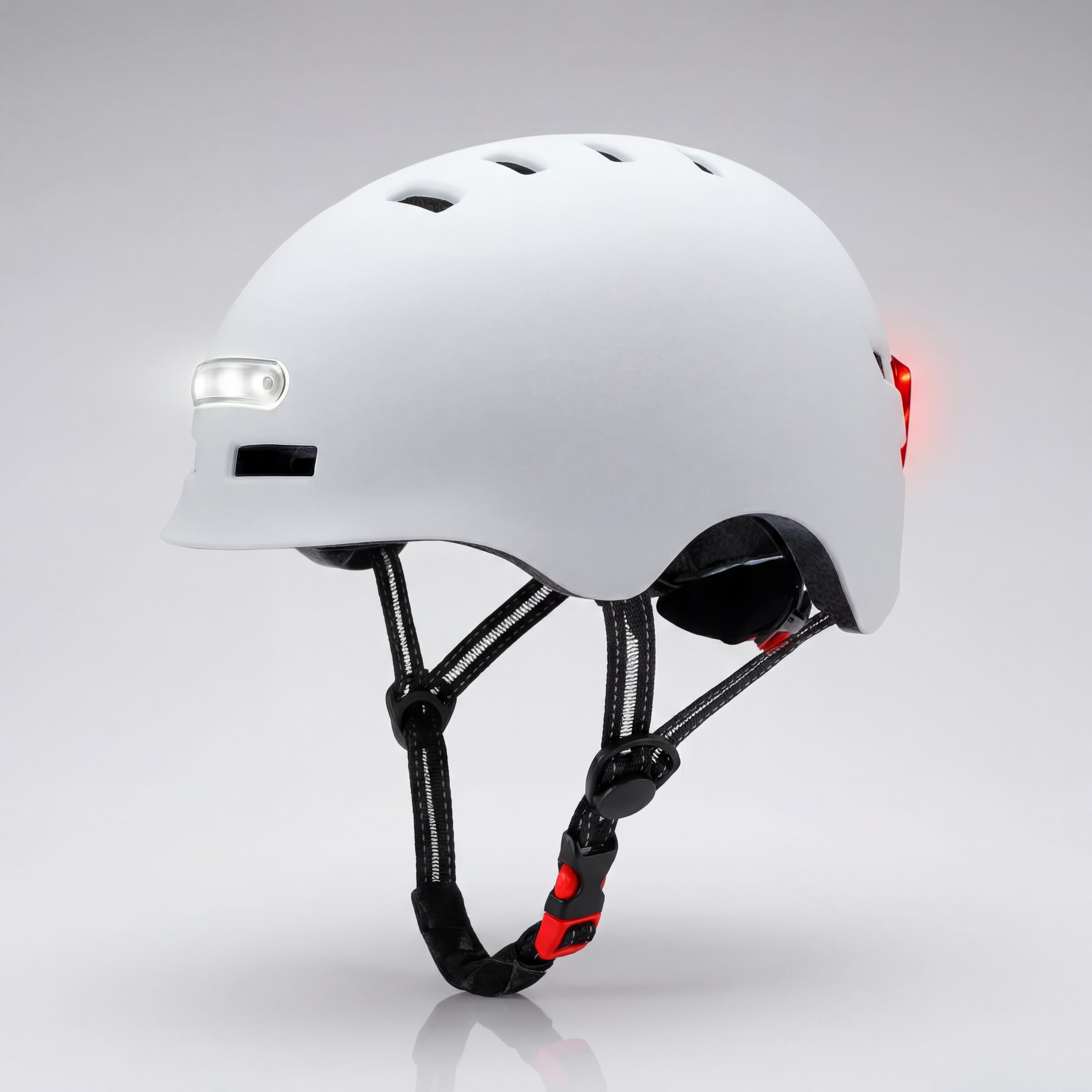 Casco Urbano Ajustable Equipado Con Luz Led