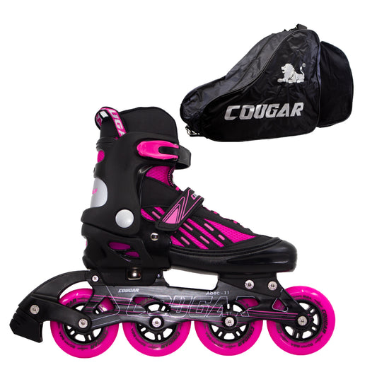 Patines Ajustables Cougar MZS833LG + Maleta