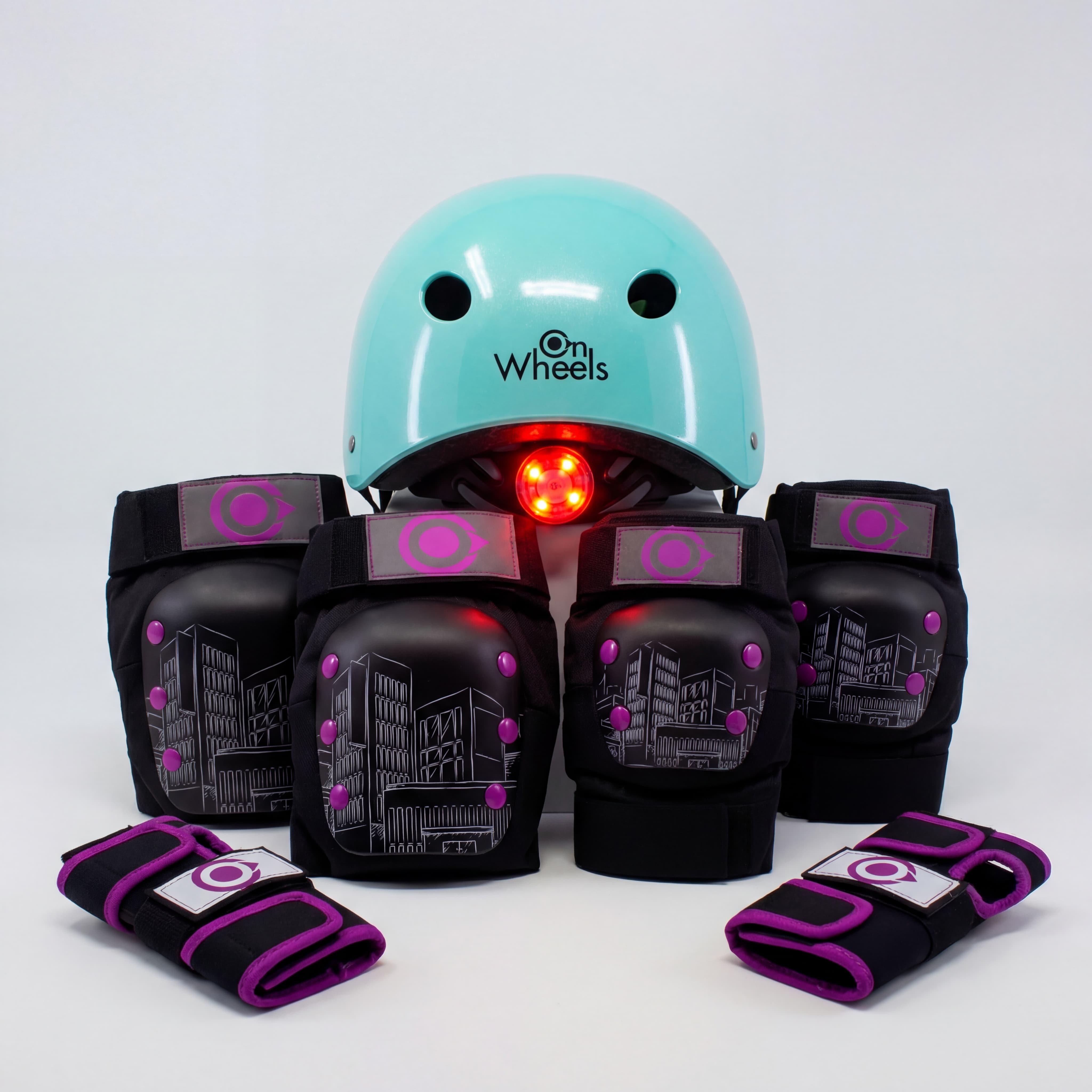 Casco Urbano OnWheels  + Protecciones Urbanas OnWheels