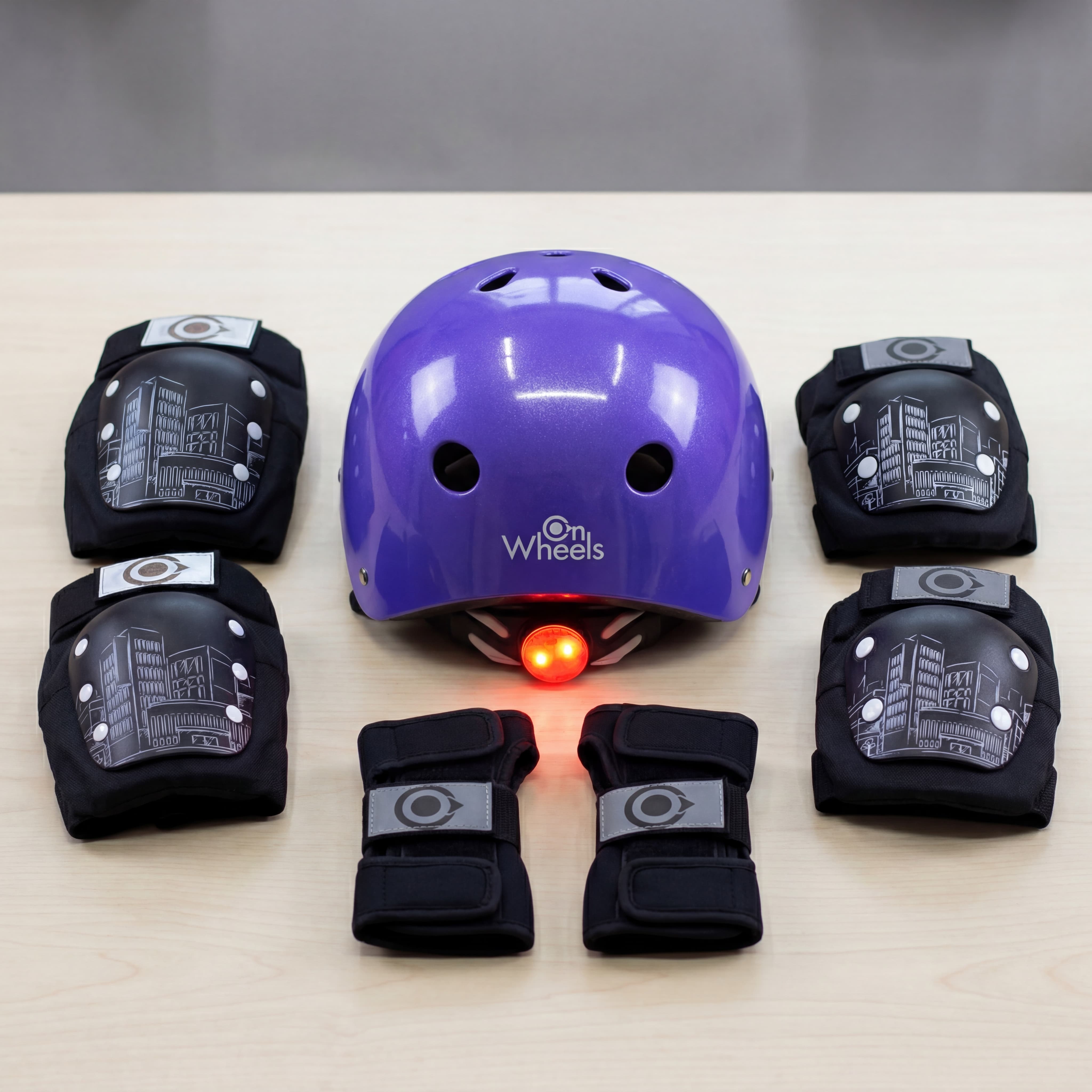 Casco Urbano OnWheels  + Protecciones Urbanas OnWheels