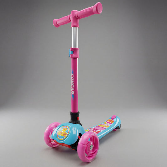 Scooter para niños Cougar Rosada con Azul MHB-23