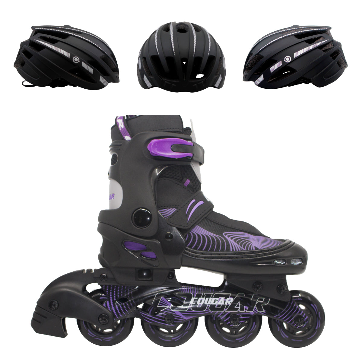 Patines Ajustables Cougar MZS833HQ (Llantas 72, 74, 76mm)
