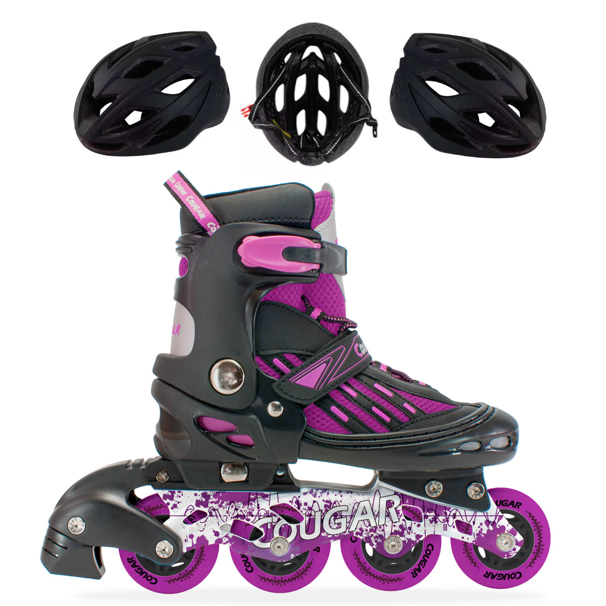 Patines en Linea Semiprofesionales Ajustables Cougar MZS833LG
