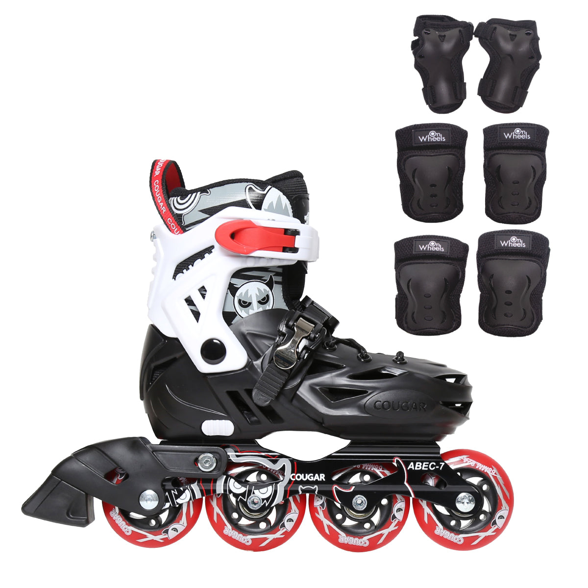Patines en Línea Semiprofesionales Ajustables Cougar MZS303