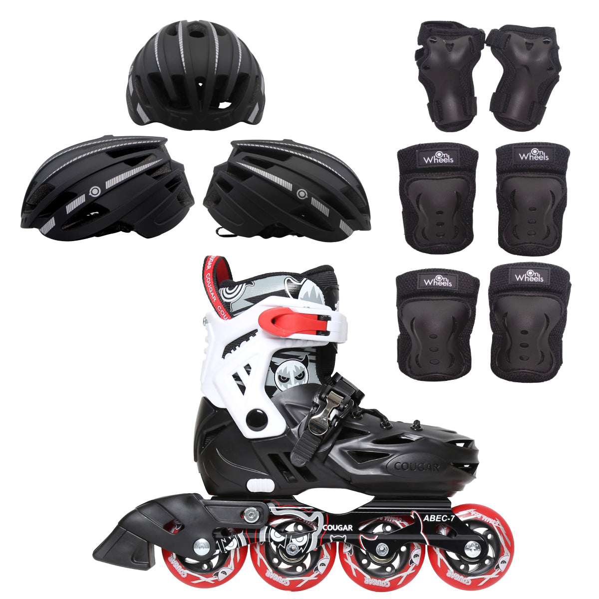 Patines en Línea Semiprofesionales Ajustables Cougar MZS303