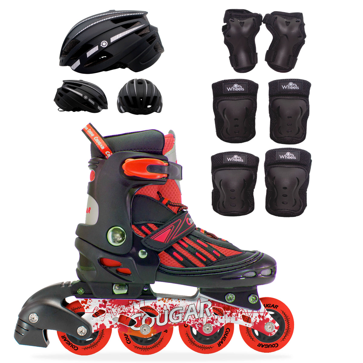 Patines en Linea Semiprofesionales Ajustables Cougar MZS833LG