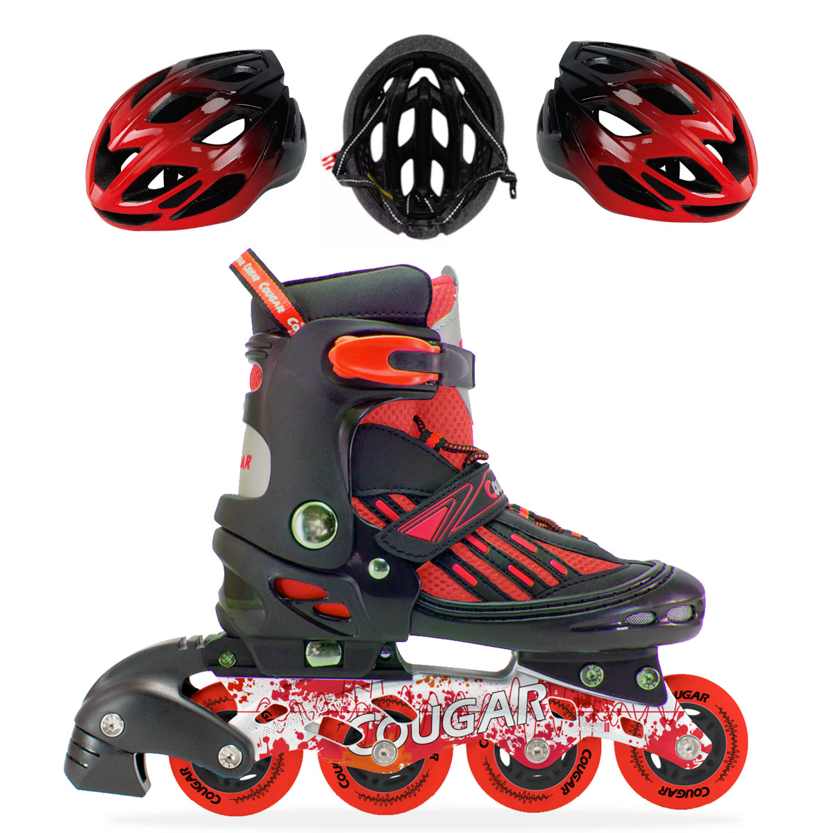 Patines en Linea Semiprofesionales Ajustables Cougar MZS833LG