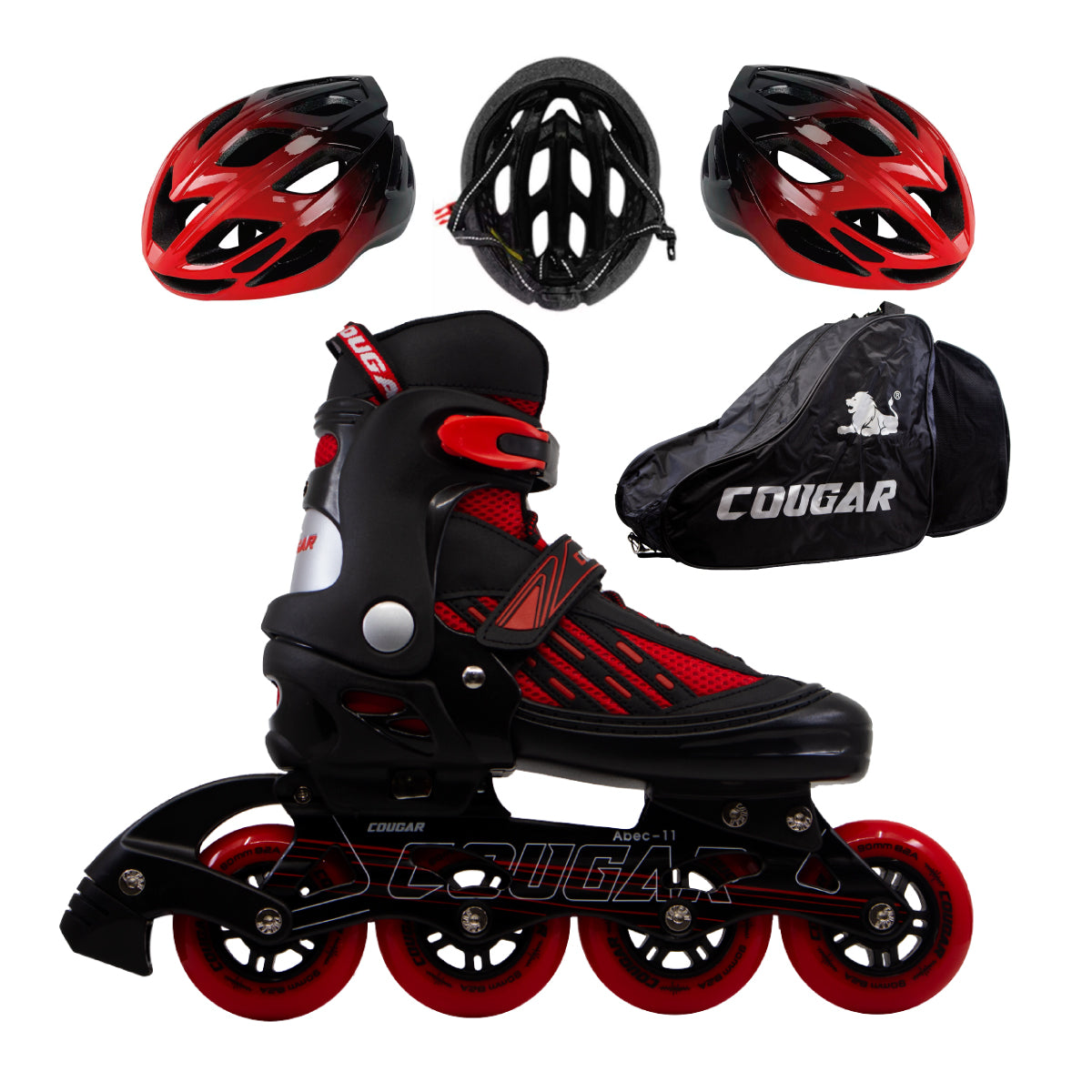 Patines Ajustables Cougar MZS833LG + Maleta