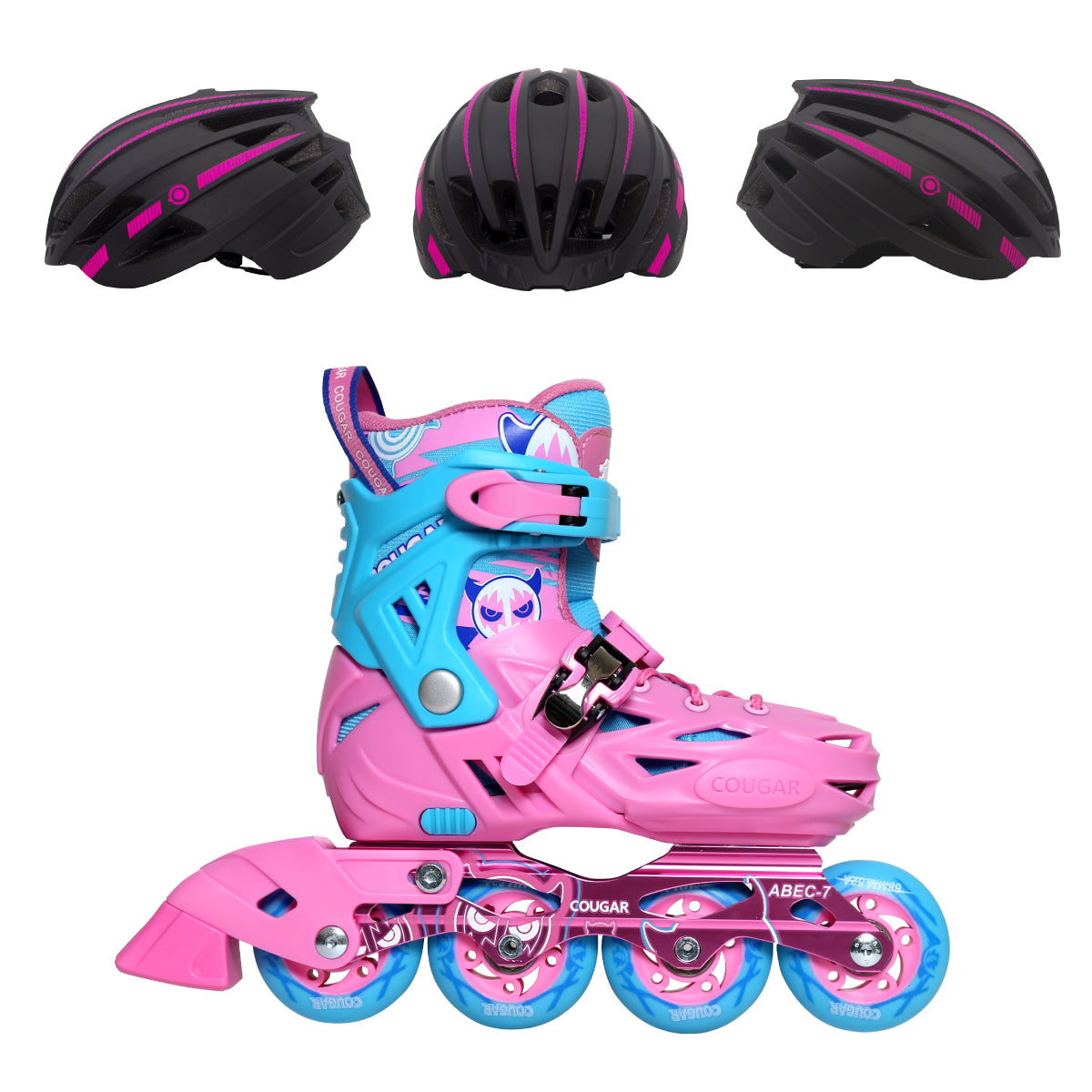 Patines en Línea Semiprofesionales Ajustables Cougar MZS303