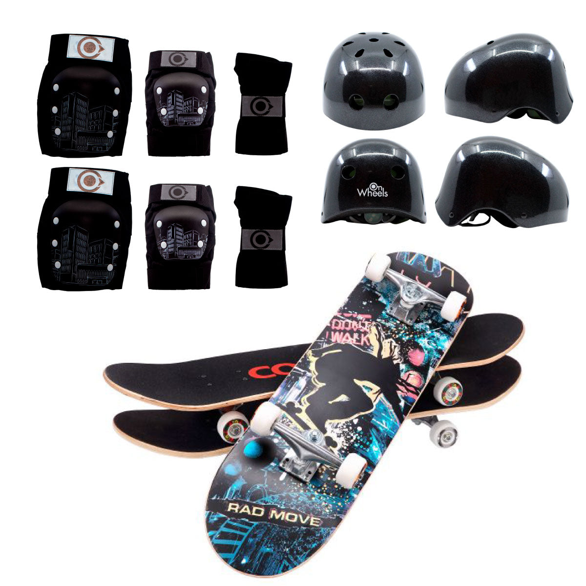 Patineta De Skate Cougar MHB03 Con 7 capas de pino