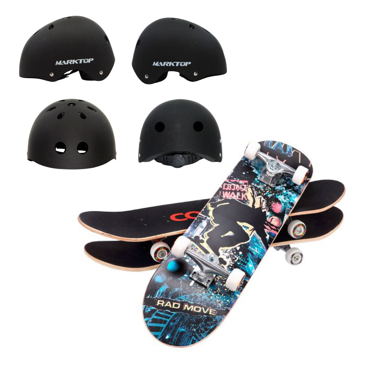 Patineta De Skate Cougar MHB03 Con 7 capas de pino