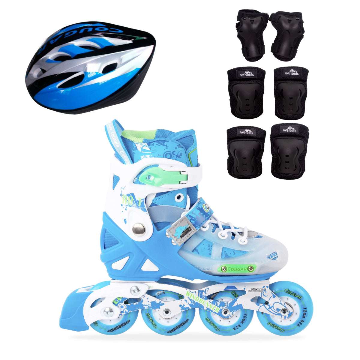 Patines en Linea Semiprofesionales Ajustables Cougar CR5X