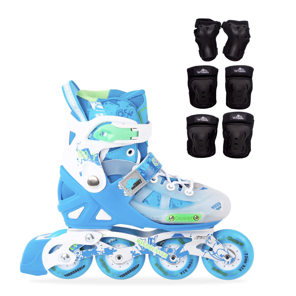 Patines en Linea Semiprofesionales Ajustables Cougar CR5X