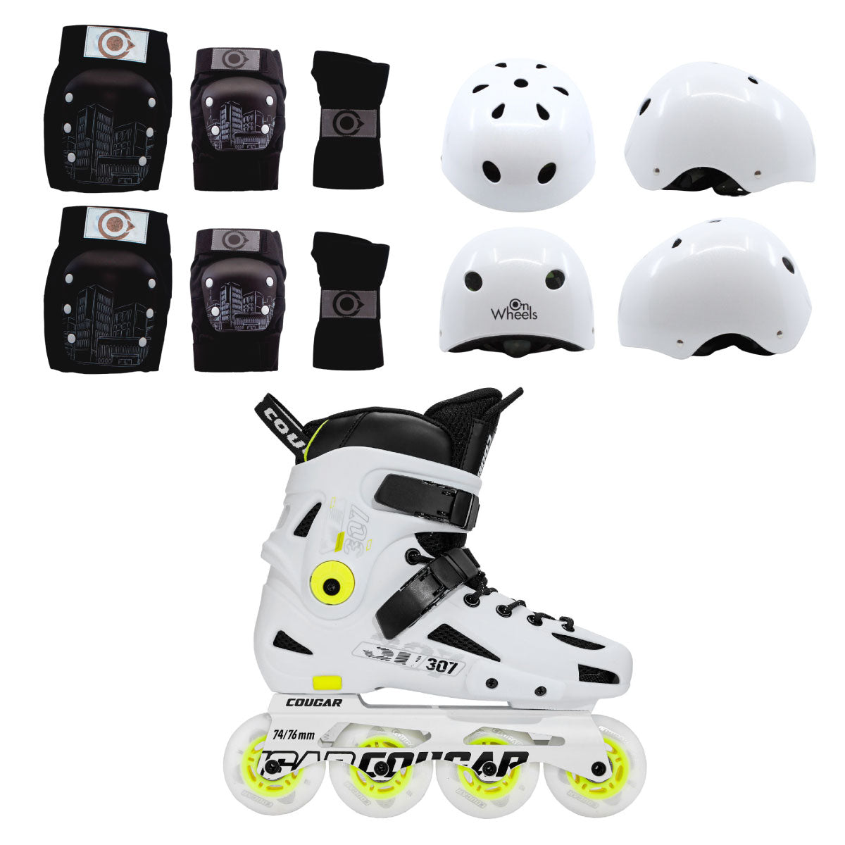 Patines en Línea Semiprofesionales Slalom MZS307-C