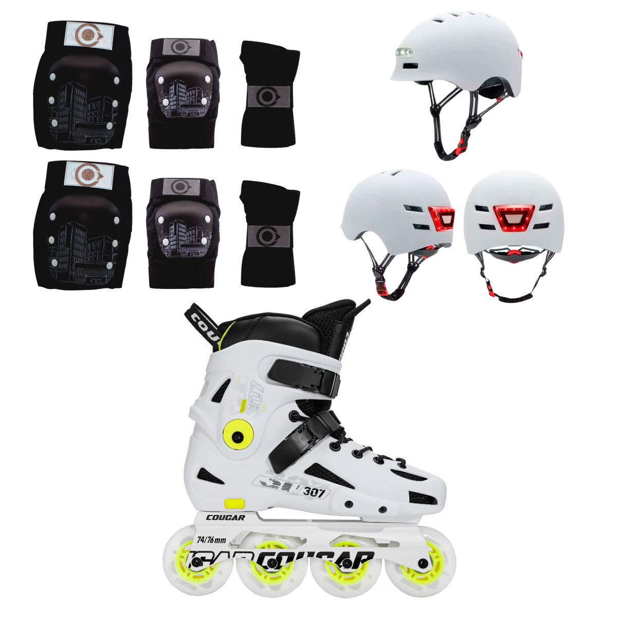 Patines en Línea Semiprofesionales Slalom MZS307-C