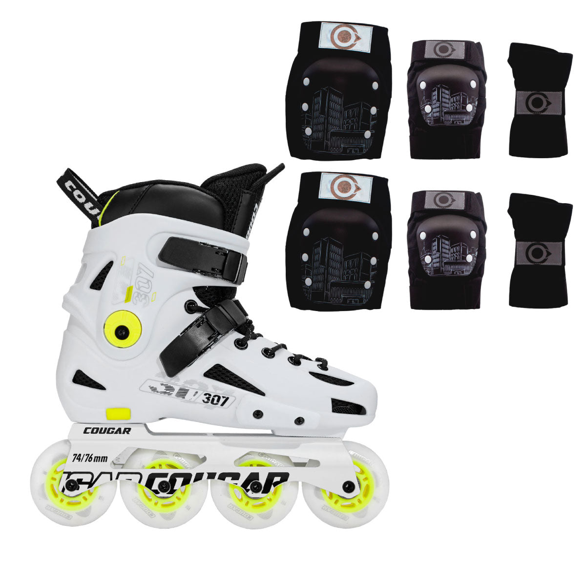 Patines en Línea Semiprofesionales Slalom MZS307-C