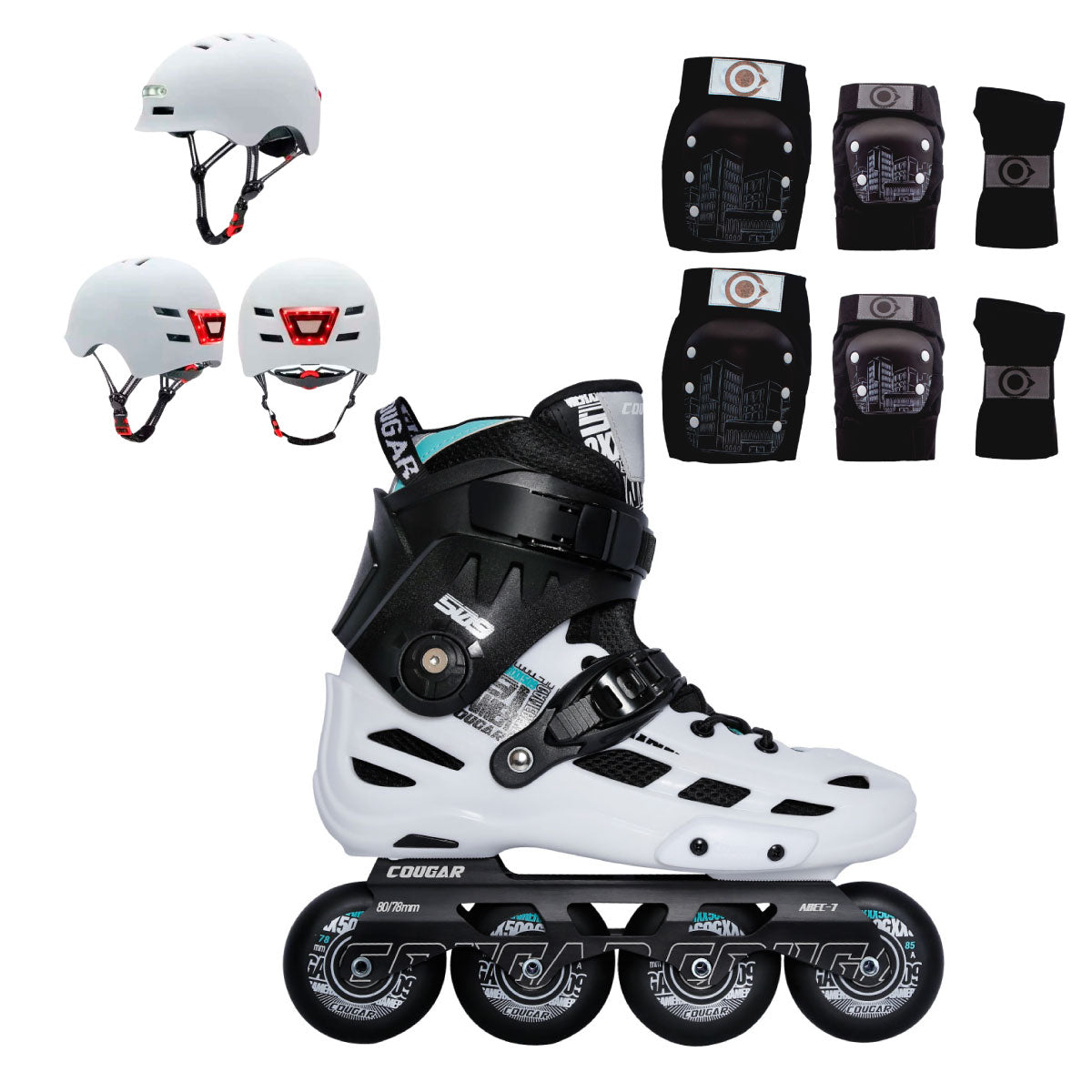 Patines en Linea Semiprofesionales Slalom MZS509