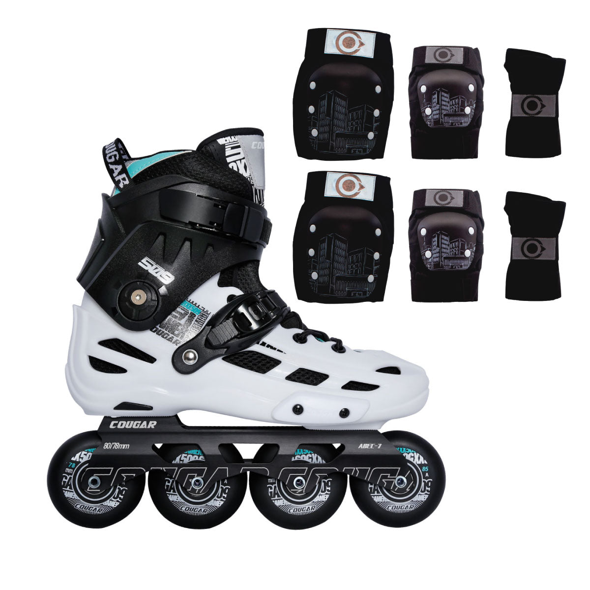 Patines en Linea Semiprofesionales Slalom MZS509