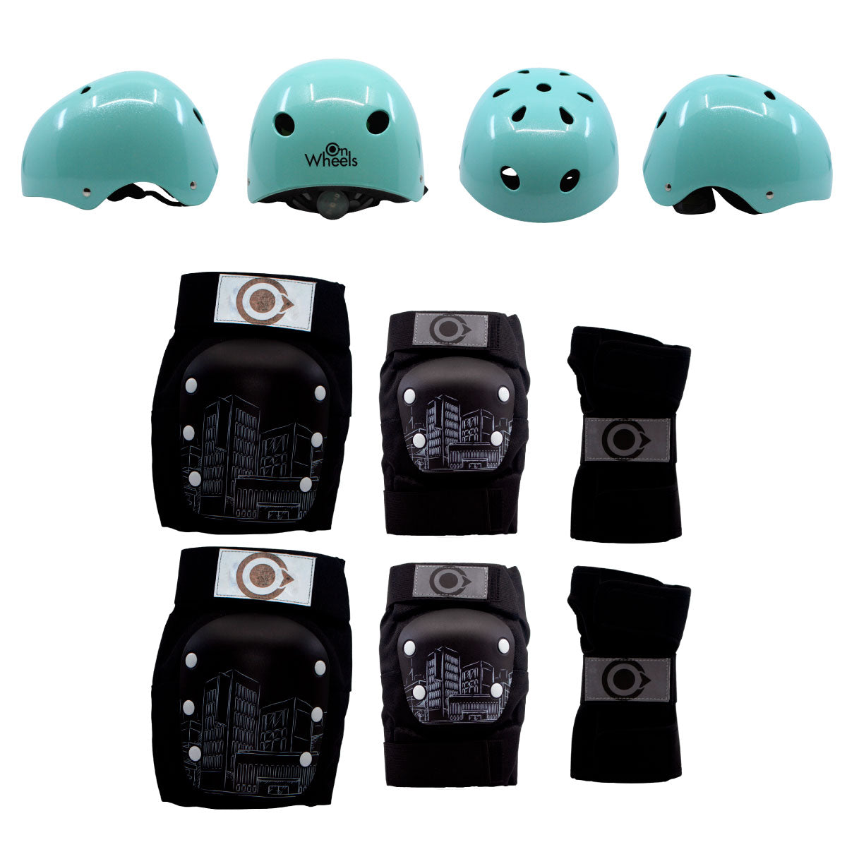 Casco Urbano OnWheels  + Protecciones Urbanas OnWheels