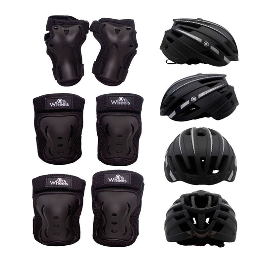 Casco Onwheels  + Protecciones OnWheels