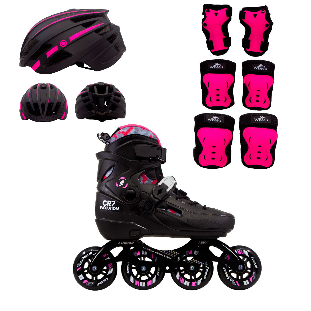 Patines Semiprofesionales Cougar Ajustables CR7 EVOLUTION