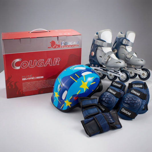 Set de Patinaje Infantil Cougar MS836PU