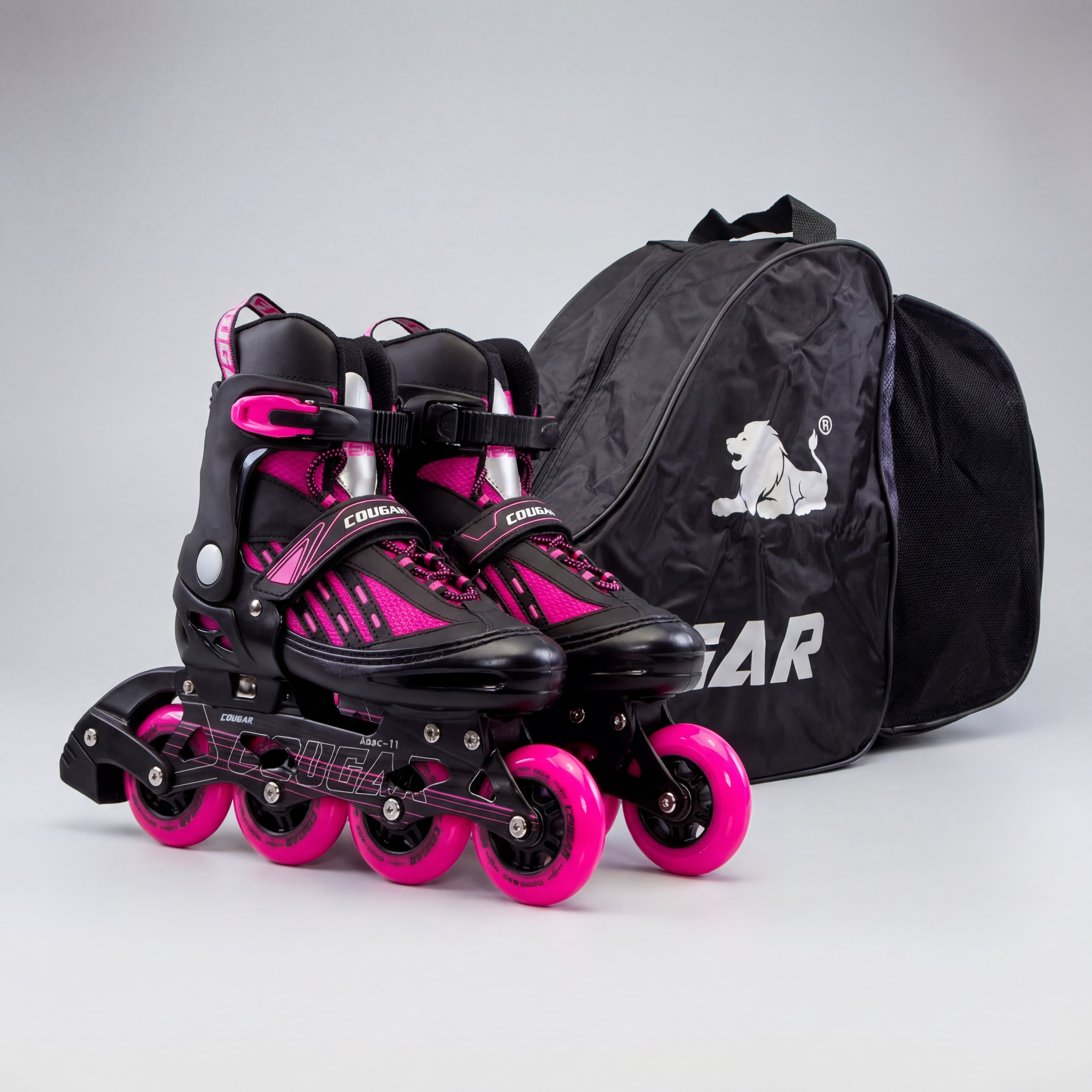 Patines Ajustables Cougar MZS833LG + Maleta