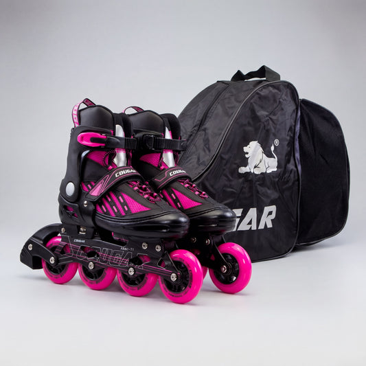 Patines Ajustables Cougar MZS833LG + Maleta