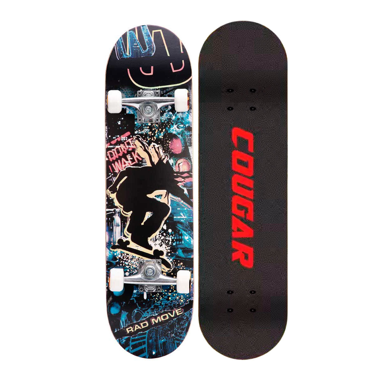 Patineta De Skate Cougar MHB03 Con 7 capas de pino