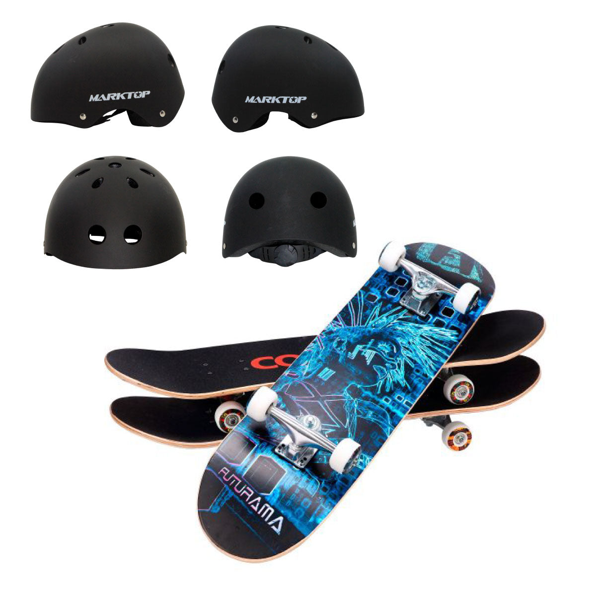 Patineta De Skate Cougar MHB03 Con 7 capas de pino
