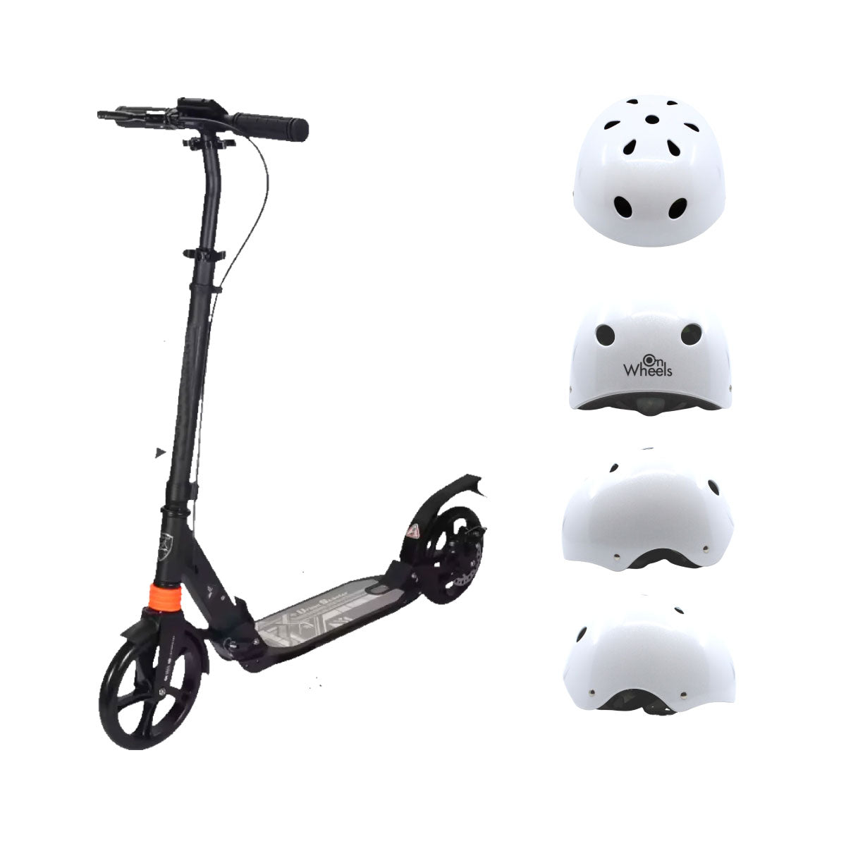 Scooter LN2 Urbana Mecánica con ruedas de 20cm, capacidad de 100 kilos y sistemas de suspensión dual, con freno de disco.