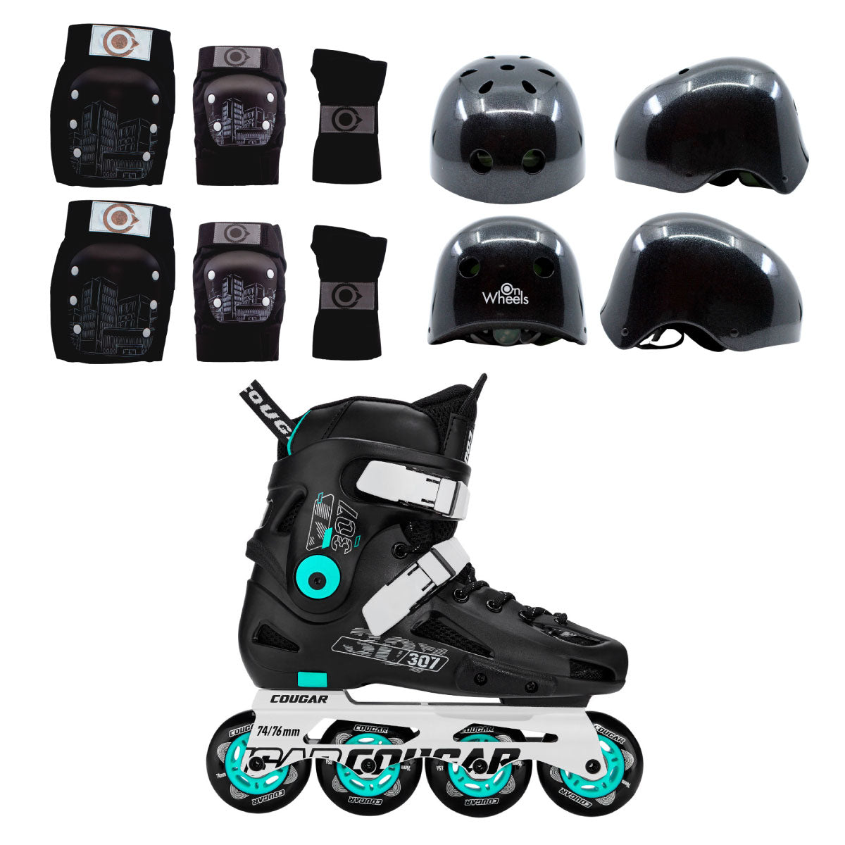 Patines en Línea Semiprofesionales Slalom MZS307-C