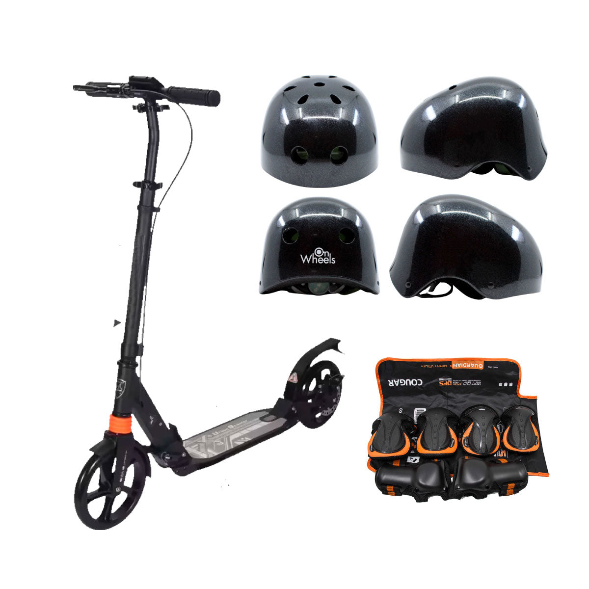 Scooter LN2 Urbana Mecánica con ruedas de 20cm, capacidad de 100 kilos y sistemas de suspensión dual, con freno de disco.