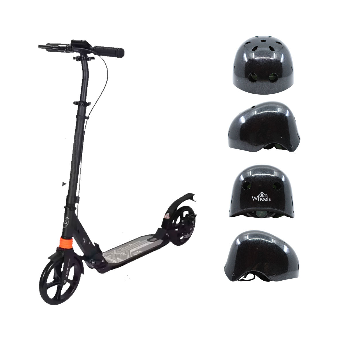 Scooter LN2 Urbana Mecánica con ruedas de 20cm, capacidad de 100 kilos y sistemas de suspensión dual, con freno de disco.