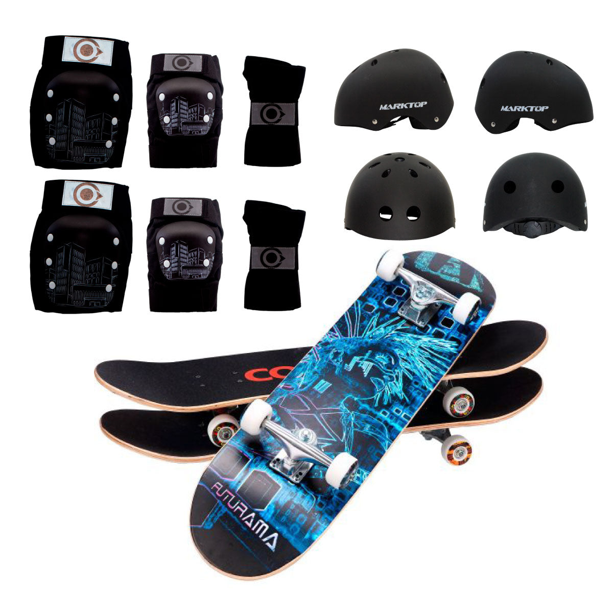 Patineta De Skate Cougar MHB03 Con 7 capas de pino