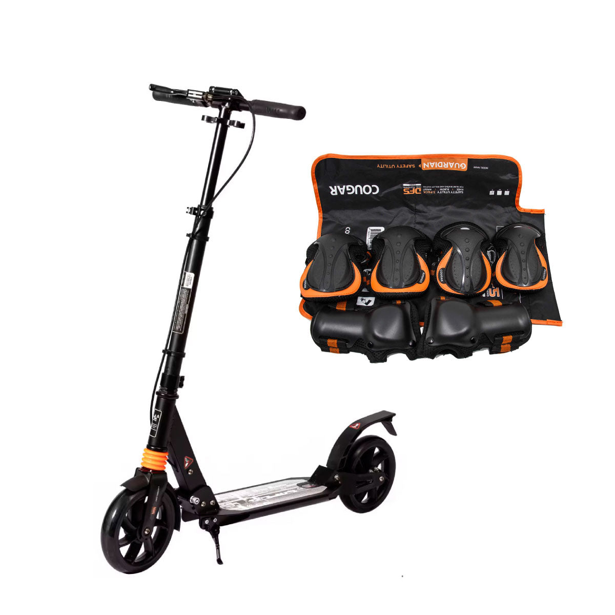 Scooter LN2 Urbana Mecánica con ruedas de 20cm, capacidad de 100 kilos y sistemas de suspensión dual, con freno de disco.
