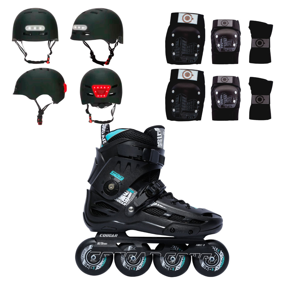 Patines en Linea Semiprofesionales Slalom MZS509